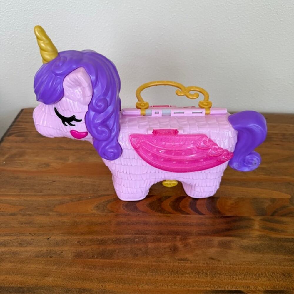 Mattel Polly Pocket Unicorn Party Playset - no accessories or dolls